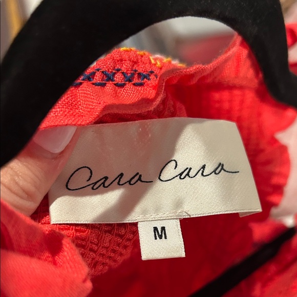 Coral Linen Maxi Dress - Picture 4 of 4